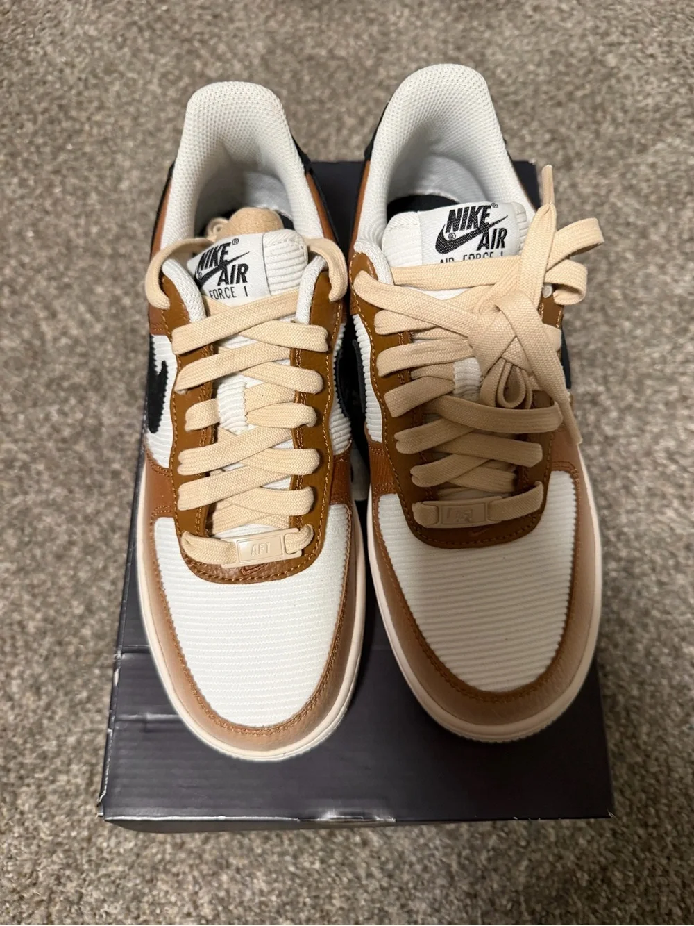 Nike Women’s Air Force 1 Low - sanddrift/sail/black dunks NIB